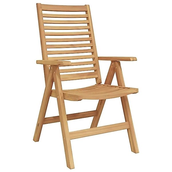 vidaXL Gartenstuhl 8 Stk Braun 52 x 64,5 x 108 cm Teak-Massivholz 3376033 günstig online kaufen