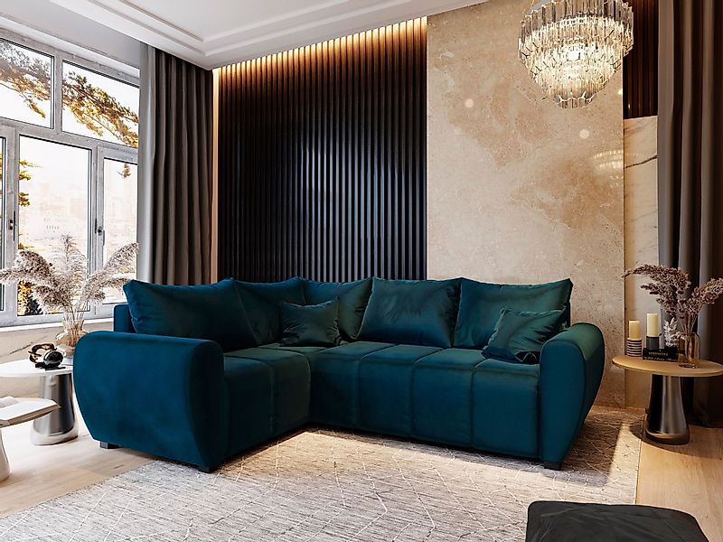 Masseno Ecksofa MADISON mit Schlaffunktion L-Form, günstig online kaufen
