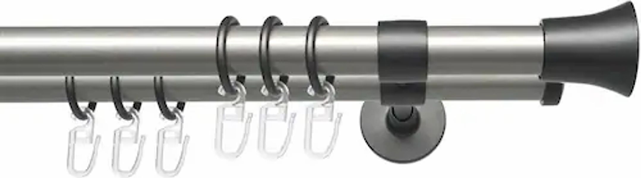 Liedeco Gardinenstange »Lan Scan« Ø 20 mm 2 läufig-läufig Fixmaß 2-läufig i günstig online kaufen