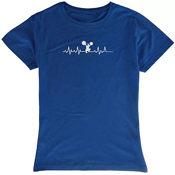 Kruskis Fitness Heartbeat Kurzärmeliges T-shirt XL Royal Blue günstig online kaufen