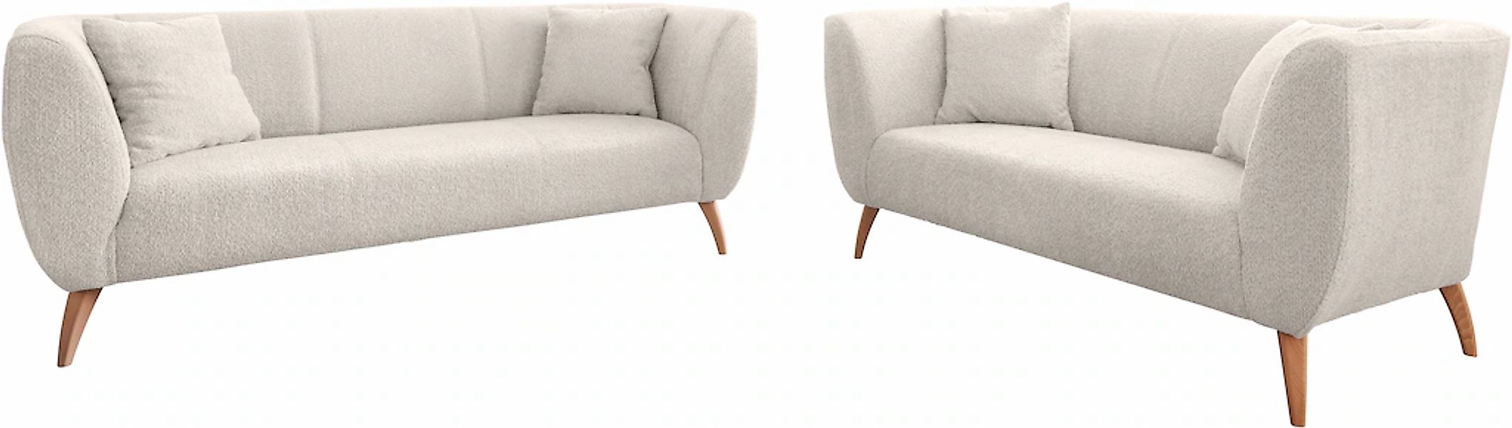 Home affaire Polstergarnitur "Colori" Set, 3-Sitzer und 2-Sitzer, 2 Stk. tl günstig online kaufen