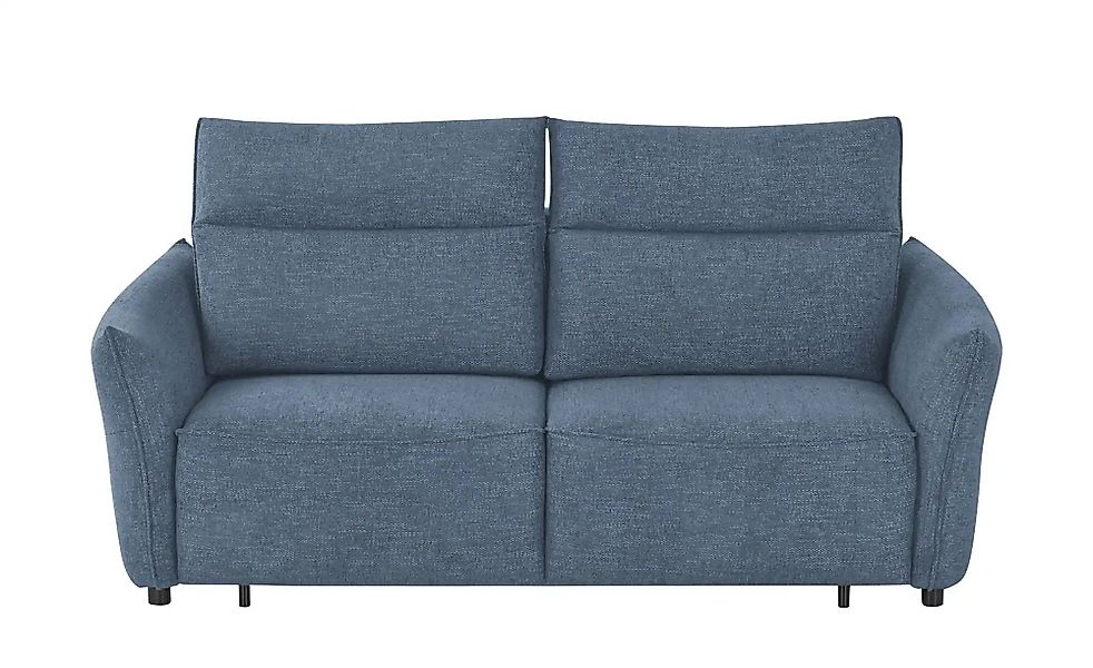 smart Big Sofa mit Funktion  Linda ¦ blau ¦ Maße (cm): B: 204 H: 78 T: 101. günstig online kaufen