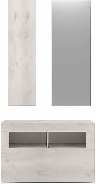 INOSIGN Garderobenpaneel "Wandpaneel mit 2 Haken Breite 31 cm, Höhe 110 cm, günstig online kaufen