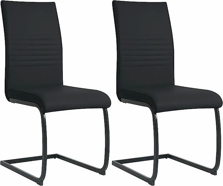 INOSIGN Freischwinger, (Set), 2 St., Kunstleder, mit Wellenunterfederung günstig online kaufen