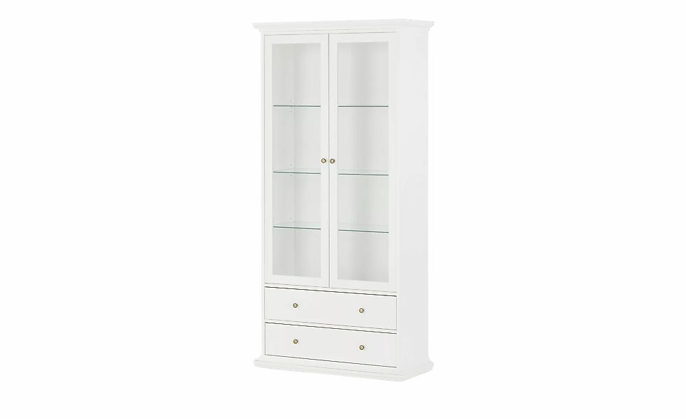 Vitrine  Chester ¦ weiß ¦ Maße (cm): B: 96,2 H: 200,8 T: 41.6 Schränke > Vi günstig online kaufen