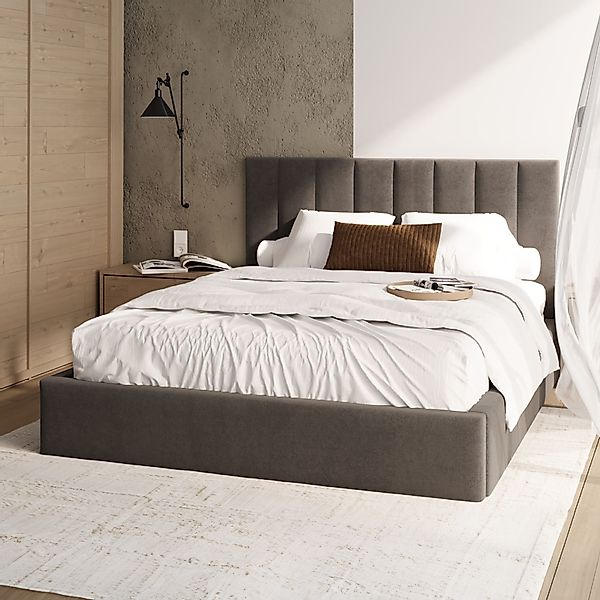 FDM Polsterbett KAJA modern mit Bettkasten günstig online kaufen