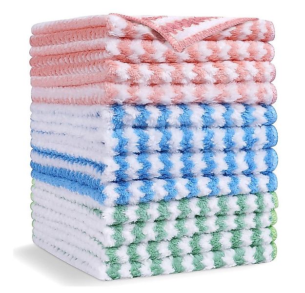 Coonoor Geschirrtuch 10 Stück Mikrofaser Reinigungstücher Wiederverwendbar günstig online kaufen