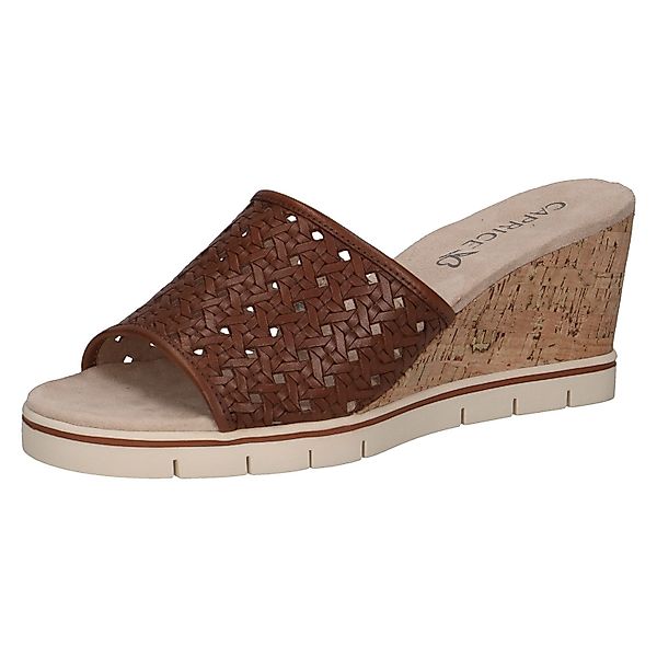 Caprice Caprice Damen Keilpantolette 9-27210-42-303 cognac günstig online kaufen