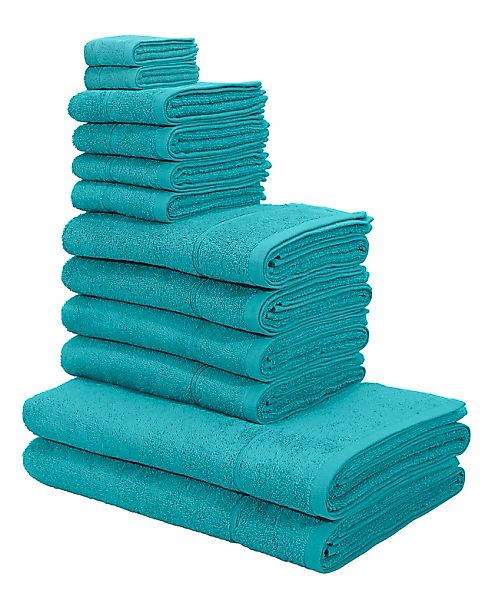my home Handtuch Set »Sanremo«, (Set, 12 St., 2 Seiftücher 30 x 30 cm-4 Gäs günstig online kaufen