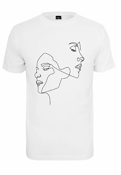MisterTee Kurzarmshirt "MisterTee Damen Ladies One Line Tee" 1 Stk. günstig online kaufen