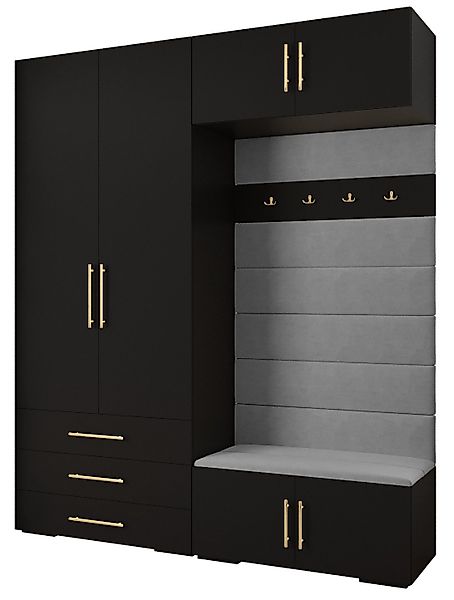 ABIKS MÖBEL Kompaktgarderobe INOVA 3 SATZ günstig online kaufen