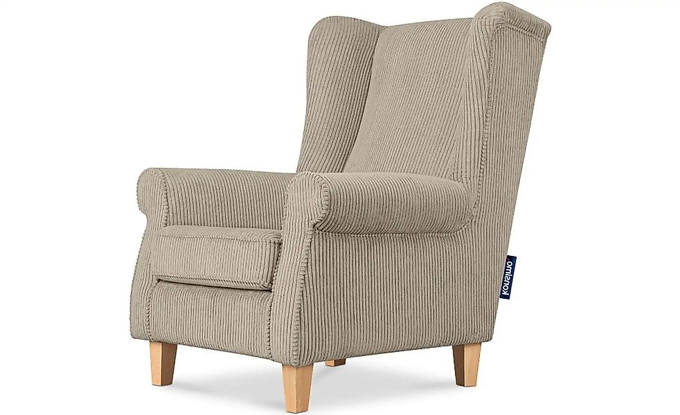 KONSIMO Ohrensessel  Miles ¦ braun ¦ Maße (cm): B: 82 H: 105 Polstermöbel > günstig online kaufen