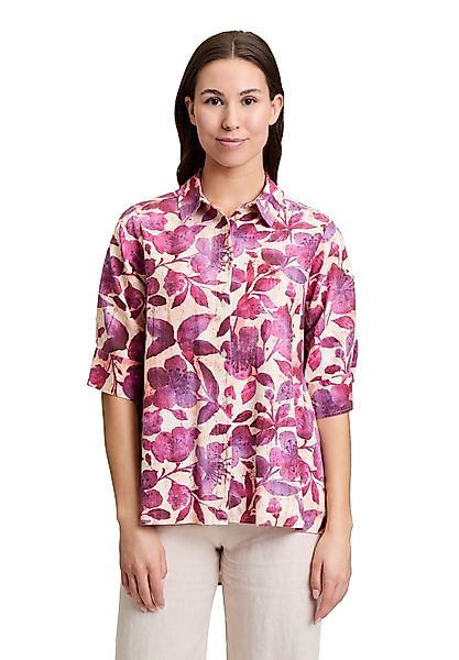Cartoon Kurzarmbluse Cartoon Damen Leinenbluse mit günstig online kaufen