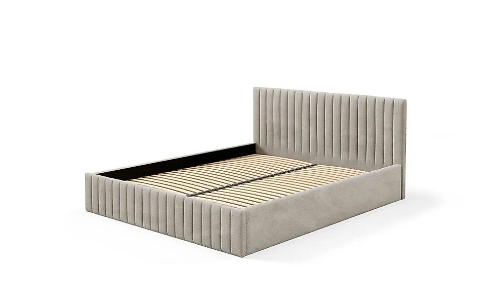 Polsterbett mit Bettkasten Sona ¦ beige ¦ Maße (cm): B: 209 H: 90 Betten > günstig online kaufen