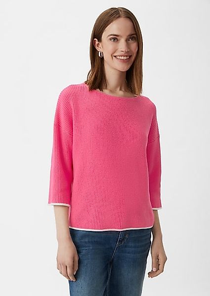 comma casual identity 3/4 Arm-Pullover Strickpullover im Loose-Fit Streifen günstig online kaufen