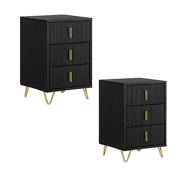 SoBuy Nachttisch FBT115-Lx2, 2er Set, Nachtschrank günstig online kaufen