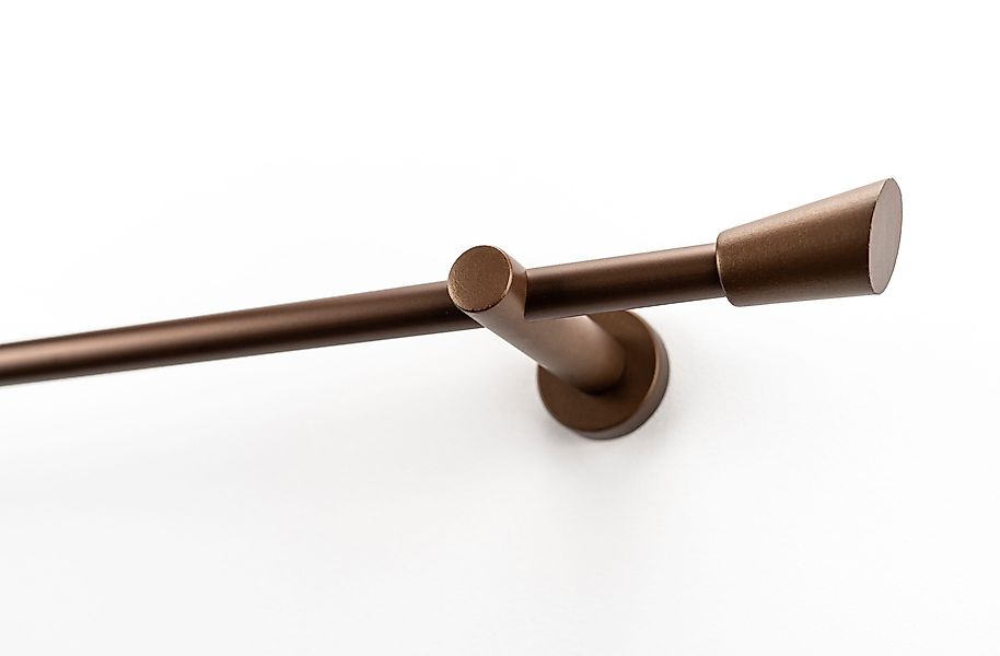 GARESA Gardinenstange "MOLIS" Ø 20 mm 1 läufig-läufig Wunschmaßlänge Vorhan günstig online kaufen