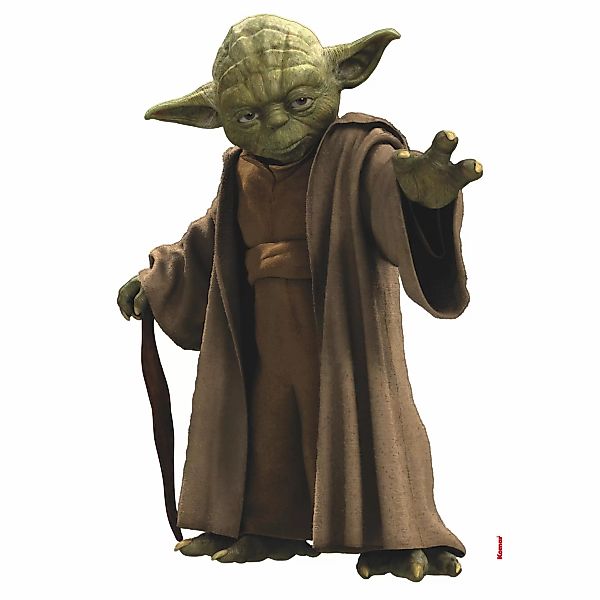 Komar Wandtattoo "Star Wars Yoda - Größe 100 x 70 cm", (1 St.), selbstklebe günstig online kaufen