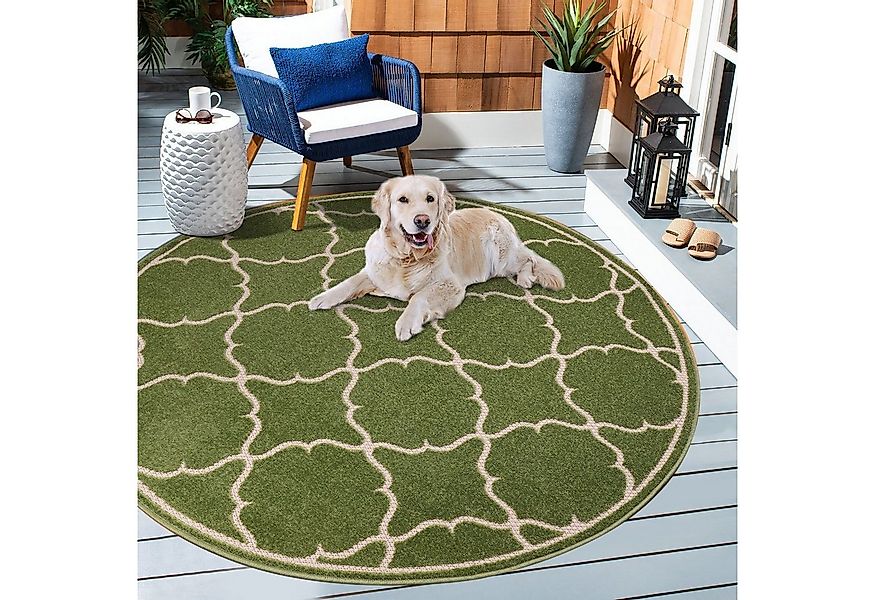 Sanat Teppich Berlin, rund, Höhe: 6 mm, In -und Outdoor geeignet, robust un günstig online kaufen