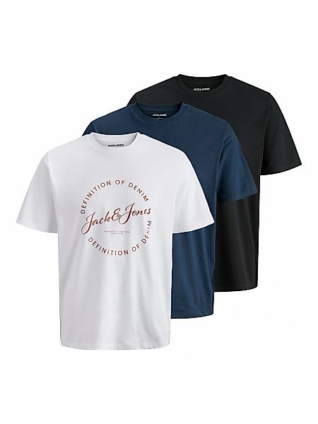 Jack & Jones T-Shirt "JJGRAYSON TEE SS CREW NECK 3PK MP" Packung, 3 günstig online kaufen