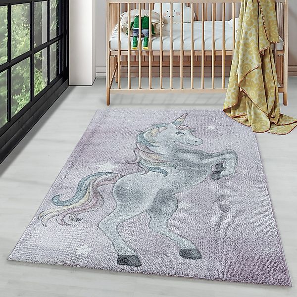 Carpettex Kinderteppich Einhorn-Design, Läufer, Höhe: 11 günstig online kaufen
