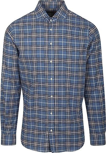 Steppin' Out Flanel Hemd Karos Blau - Größe M günstig online kaufen