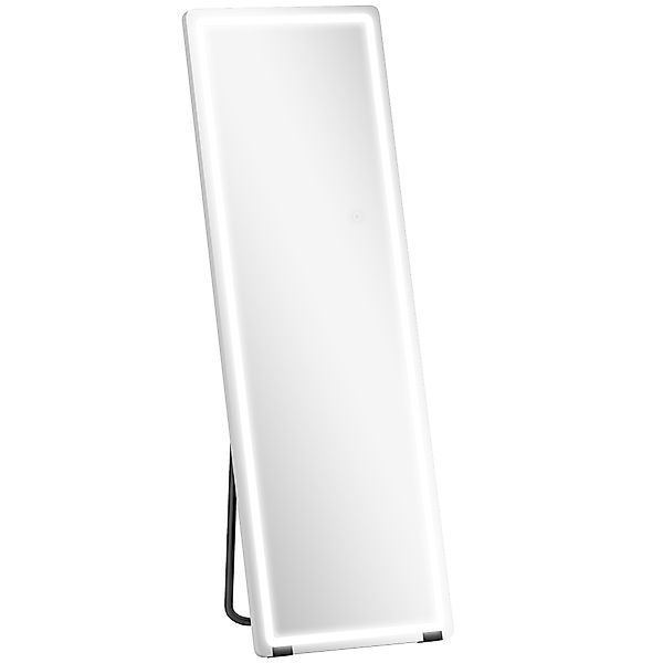 HOMCOM Ganzkörperspiegel mit Beleuchtung, 150x50 cm, rahmenloser Ganzkörper günstig online kaufen