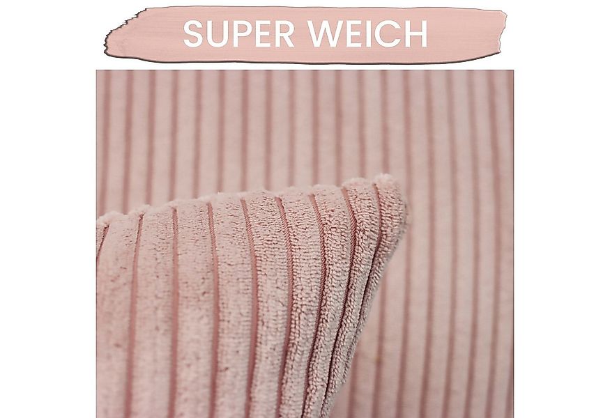 Amilian Kissenbezüge - 2er Set Kissenbezug - Kissenhüllen - Zierkissenbezüg günstig online kaufen