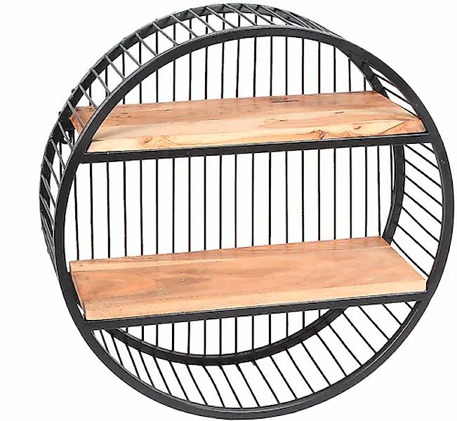 Ambiente Haus Wandregal "Urban rundes Wandregal - (H) 60cm" 1 tlg. günstig online kaufen