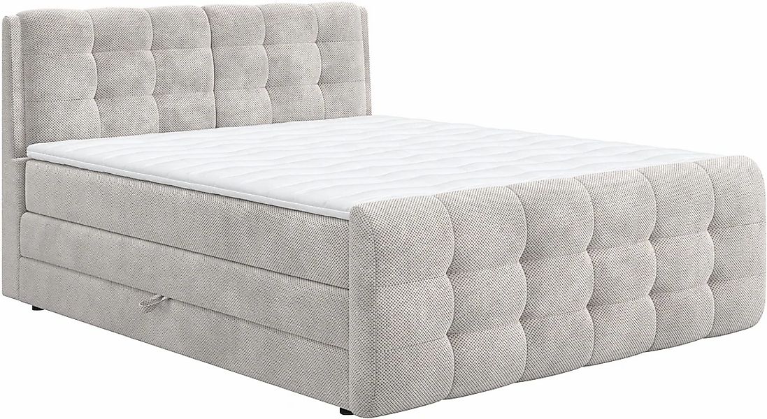 COTTA Boxspringbett "Fort mit Bettkasten, inkl. Topper" erhältlich in versc günstig online kaufen