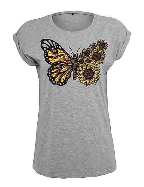 Youth Designz Print-Shirt "Sunflower Schmetterling" Damen günstig online kaufen