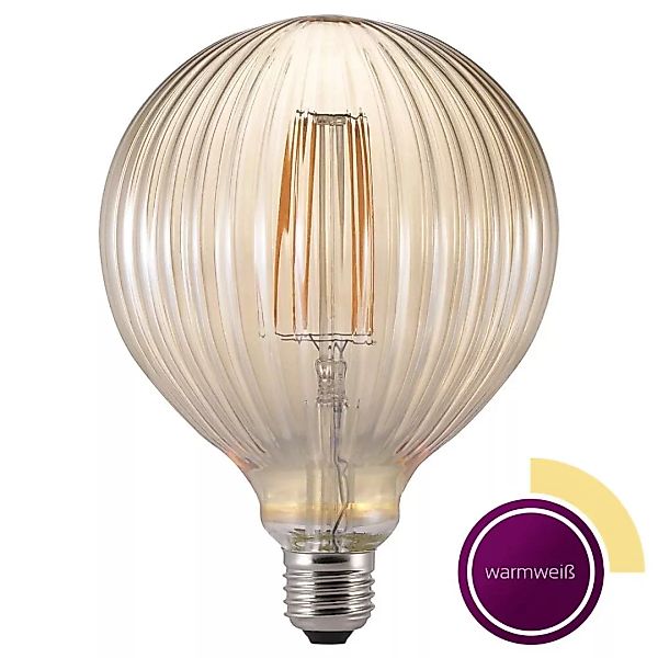 LED Filament Leuchtmittel in transparent braun, E27, 2 W, 2200 K, 130 Lumen günstig online kaufen