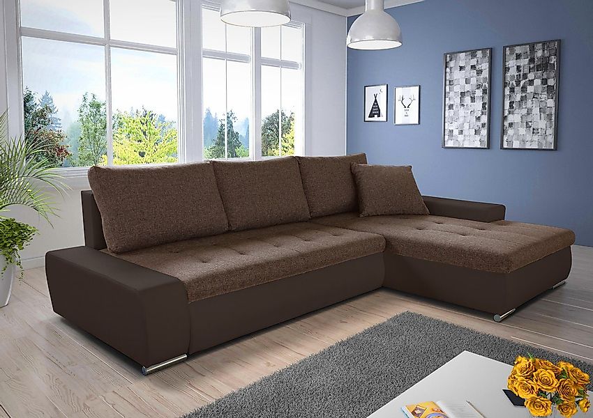 Sofnet Ecksofa Faris, mit Schlaffunktion und günstig online kaufen