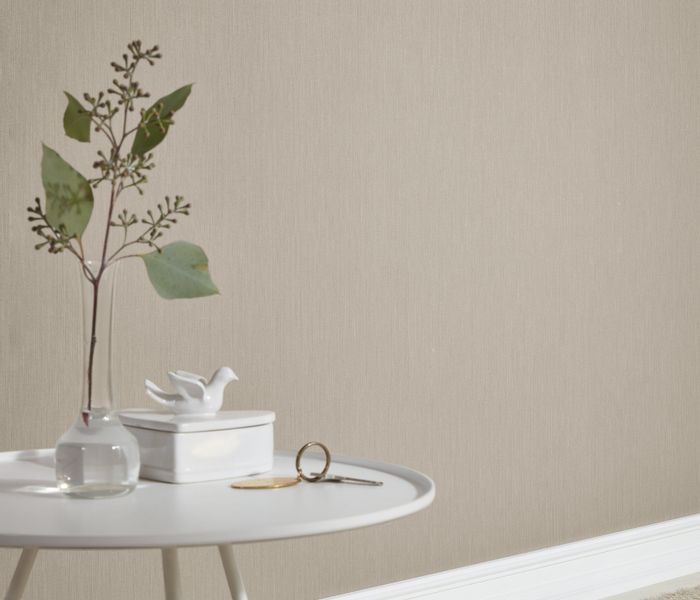 Erismann Vliestapete Guido Maria Kretschmer Fashion for Walls Uni Taupe günstig online kaufen