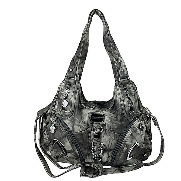 Taschen4life Schultertasche Damen, klassische Umhängetasche, Hobo günstig online kaufen
