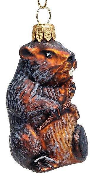 SIKORA Weihnachtsbaumkugel Biber besondere Weihnachtskugel Glas Figur Anhän günstig online kaufen