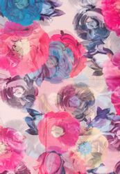 styleBREAKER Loop Loop mit Blumen Muster, günstig online kaufen