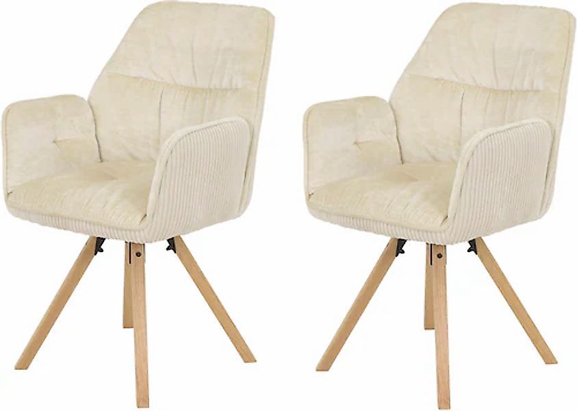 HELA Esszimmerstuhl »BEATRIX«, 2er-Set, Auto-Return 270°, Gestell Massivhol günstig online kaufen