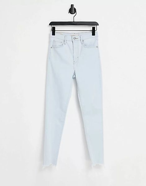 Levi's – Mile High – Superenge Jeans aus hellem Bleach-Denim-Weiß günstig online kaufen