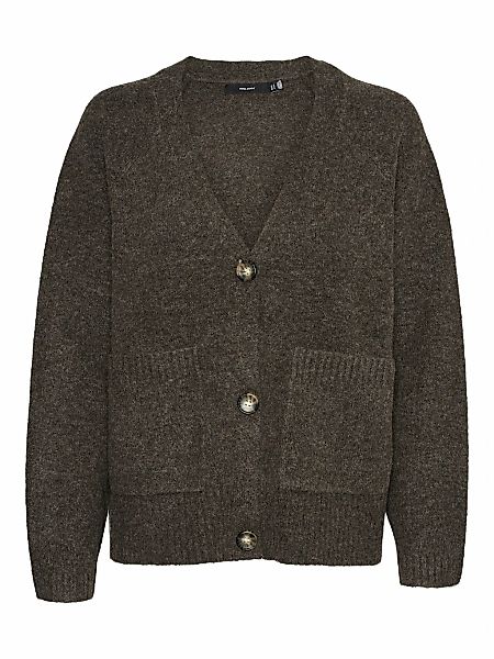 Vero Moda Strickjacke "VMBOOM LS V-NECK BUTTON CARDIGAN GA NOOS" günstig online kaufen
