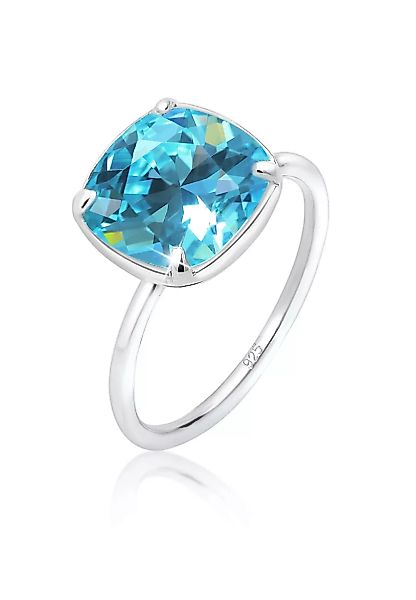 Elli Verlobungsring "mit einzigartigem Kristall in Hellblau" günstig online kaufen