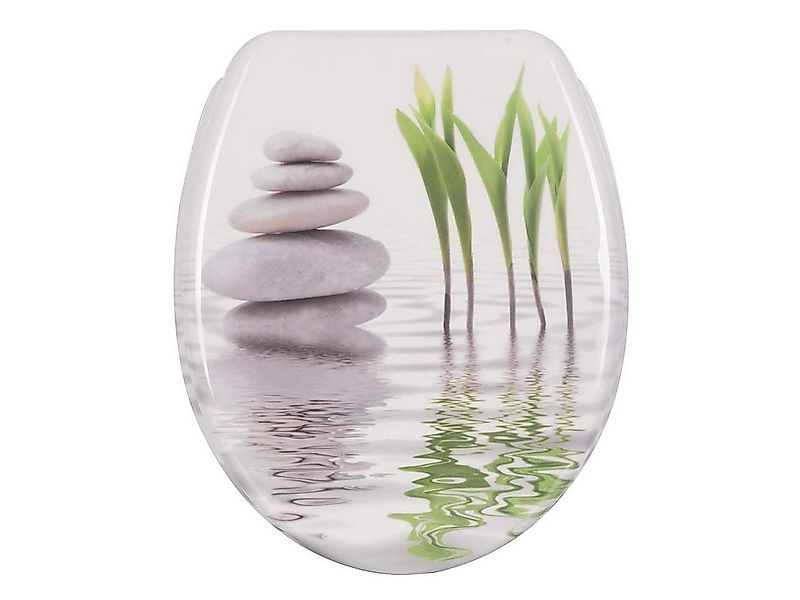 Woltu WC-Sitz (1-St), mit Abesenkautomatik, aus Duroplast, Deco Design günstig online kaufen