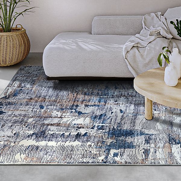 ELLE DECORATION Teppich "Malard" rechteckig 5 mm Höhe Kurzflor, Anti Rutsch günstig online kaufen