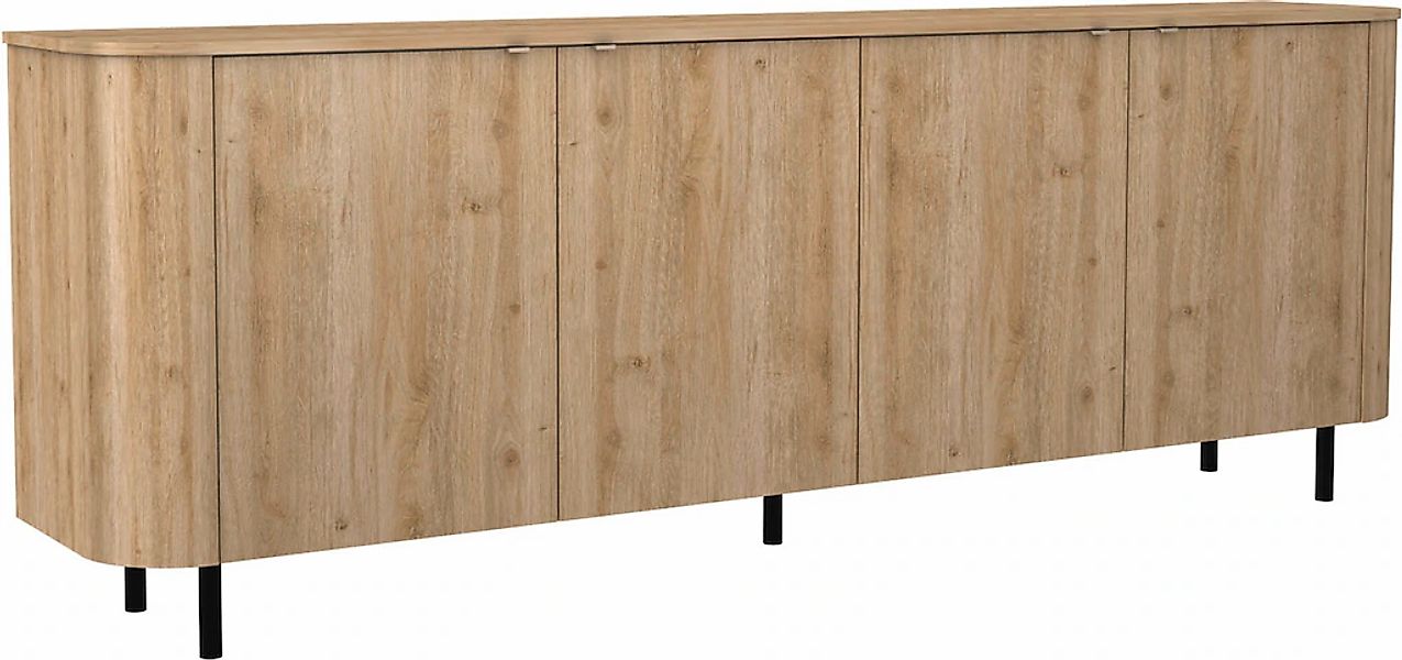Home affaire Sideboard "Murano, 231 cm breit, 4 Türen, Anrichte, Kommode, S günstig online kaufen