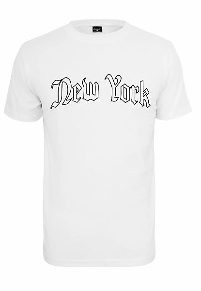 MisterTee Kurzarmshirt "MisterTee Herren New York Wording Tee" 1 Stk. tlg. günstig online kaufen