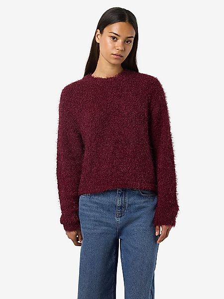 Noisy may Rundhalspullover NMSASSY L/S O-NECK KNIT NOOS Materialmix, relaxe günstig online kaufen