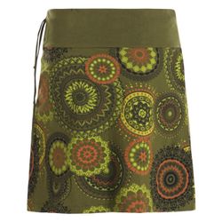 Vishes Minirock Kurzer Damen Baumwoll-Rock Taschen-Rock günstig online kaufen