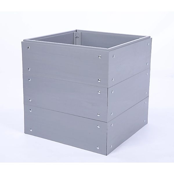 PROREGAL Hochbeete Growline Plast HxBxT 61x160x120cm 3 Ebenen Grau günstig online kaufen