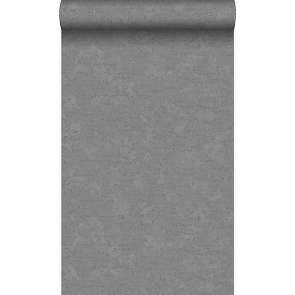 Origin Wallcoverings Tapete Uni Dunkelgrau 53 cm x 10.05 m günstig online kaufen