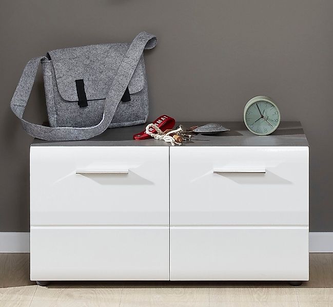 INOSIGN Sitzbank "Sovana" Sitzbank mit 2 Türen - (B/T/H) 80/35/41 cm günstig online kaufen